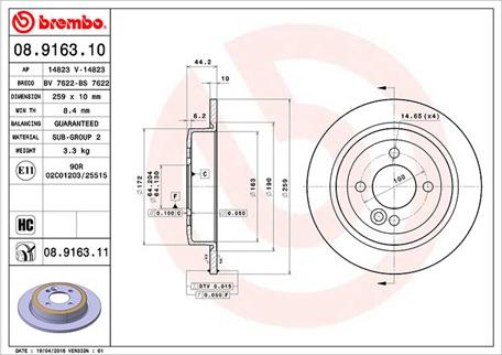 Magneti Marelli 360406002800 - Тормозной диск avtokuzovplus.com.ua