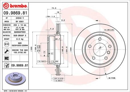 Magneti Marelli 360406004401 - Тормозной диск avtokuzovplus.com.ua