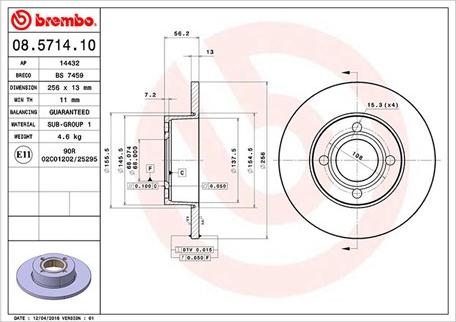 Magneti Marelli 360406012400 - Тормозной диск avtokuzovplus.com.ua