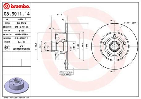 Magneti Marelli 360406012700 - Тормозной диск avtokuzovplus.com.ua