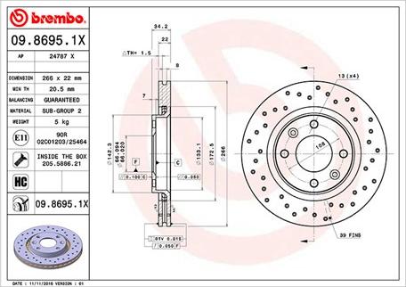 Magneti Marelli 360406018702 - Тормозной диск avtokuzovplus.com.ua