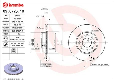 Magneti Marelli 360406023000 - Гальмівний диск autocars.com.ua