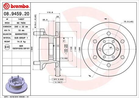 Magneti Marelli 360406024000 - Тормозной диск avtokuzovplus.com.ua