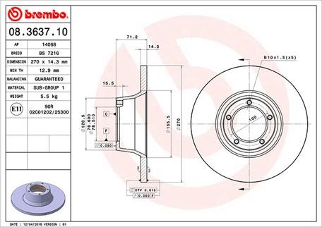 Magneti Marelli 360406024400 - Гальмівний диск autocars.com.ua