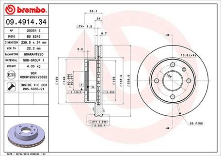 Magneti Marelli 360406024800 - Гальмівний диск autocars.com.ua