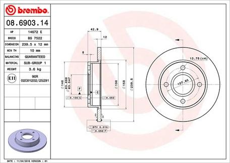 Magneti Marelli 360406025700 - Гальмівний диск autocars.com.ua