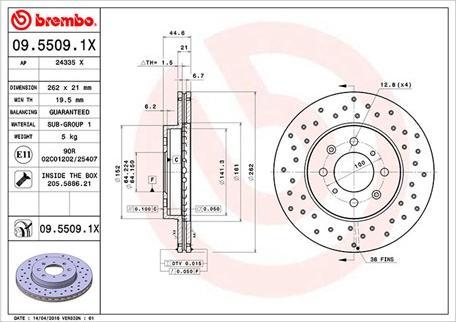 Magneti Marelli 360406027702 - Тормозной диск avtokuzovplus.com.ua