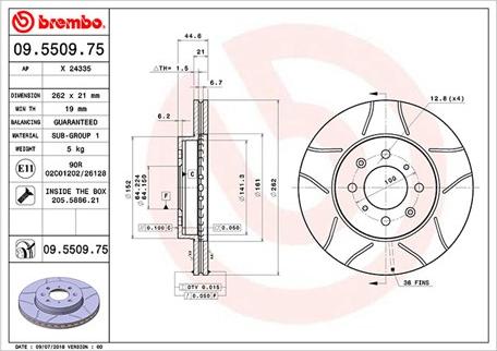 Magneti Marelli 360406027705 - Гальмівний диск autocars.com.ua