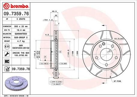 Magneti Marelli 360406032705 - Гальмівний диск autocars.com.ua