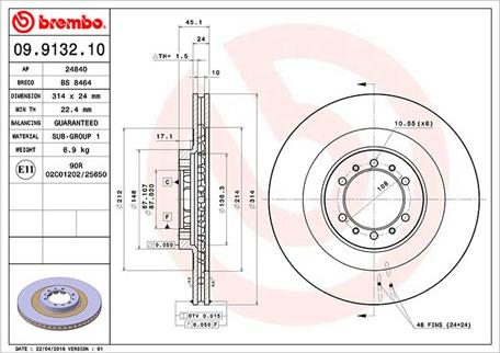 Magneti Marelli 360406034500 - Гальмівний диск autocars.com.ua