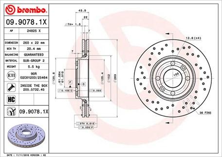 Magneti Marelli 360406036602 - Тормозной диск autodnr.net