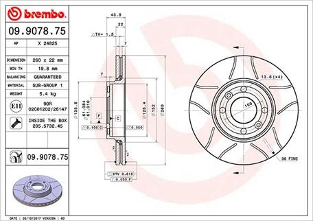 Magneti Marelli 360406036605 - Тормозной диск autodnr.net