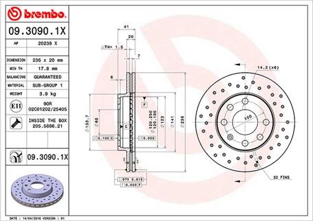 Magneti Marelli 360406037302 - Тормозной диск autodnr.net