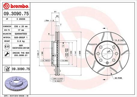 Magneti Marelli 360406037305 - Тормозной диск avtokuzovplus.com.ua