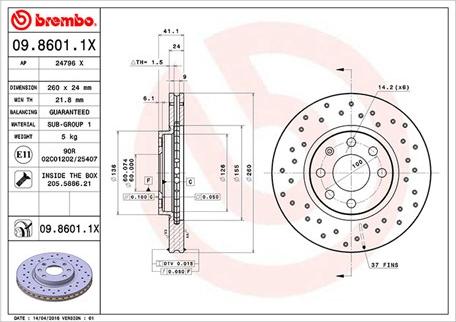 Magneti Marelli 360406039502 - Гальмівний диск autocars.com.ua