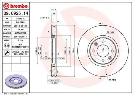 Magneti Marelli 360406040700 - Тормозной диск avtokuzovplus.com.ua