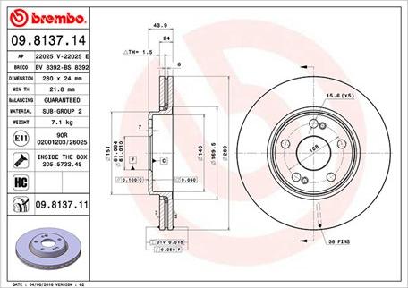 Magneti Marelli 360406044000 - Гальмівний диск autocars.com.ua