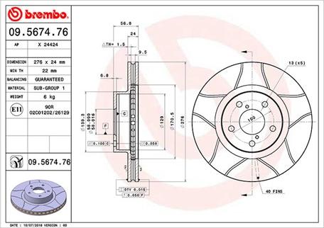 Magneti Marelli 360406045405 - Тормозной диск autodnr.net