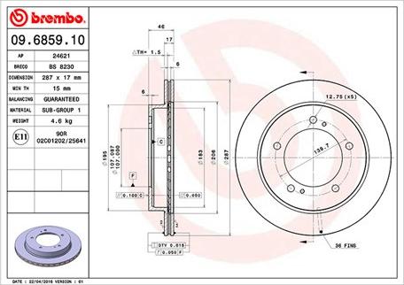 Magneti Marelli 360406046100 - Гальмівний диск autocars.com.ua