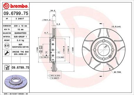 Magneti Marelli 360406048905 - Гальмівний диск autocars.com.ua