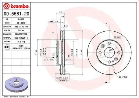 Magneti Marelli 360406052800 - Тормозной диск avtokuzovplus.com.ua