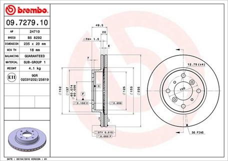 Magneti Marelli 360406054000 - Гальмівний диск autocars.com.ua