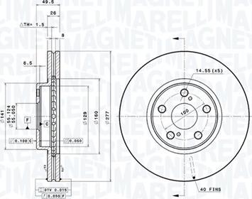 Magneti Marelli 360406058701 - Тормозной диск autodnr.net