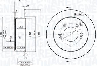 Magneti Marelli 360406065401 - Тормозной диск autodnr.net