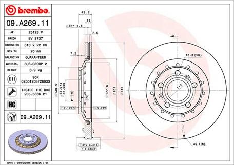 Magneti Marelli 360406070401 - Гальмівний диск autocars.com.ua