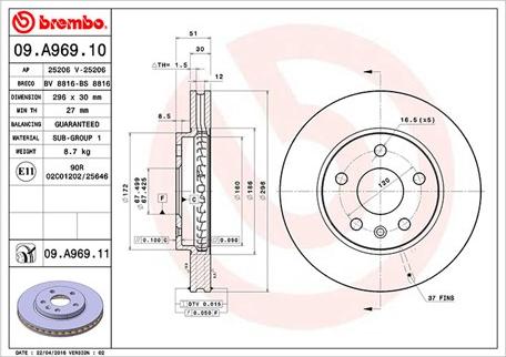 Magneti Marelli 360406080700 - Тормозной диск avtokuzovplus.com.ua