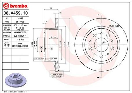 Magneti Marelli 360406089600 - Тормозной диск avtokuzovplus.com.ua