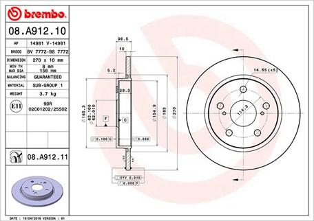 Magneti Marelli 360406091400 - Тормозной диск autodnr.net