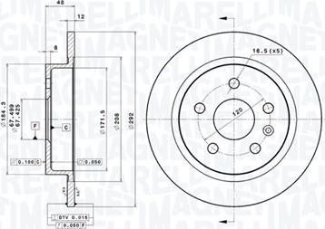 Magneti Marelli 360406092001 - Тормозной диск autodnr.net