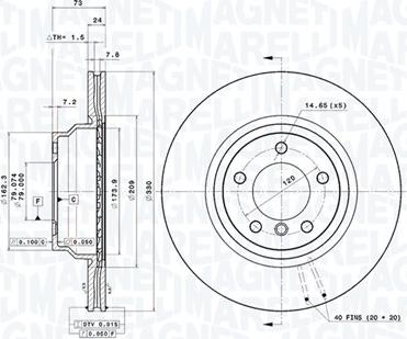 Magneti Marelli 360406092301 - Тормозной диск avtokuzovplus.com.ua