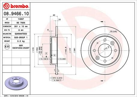 Magneti Marelli 360406095200 - Гальмівний диск autocars.com.ua