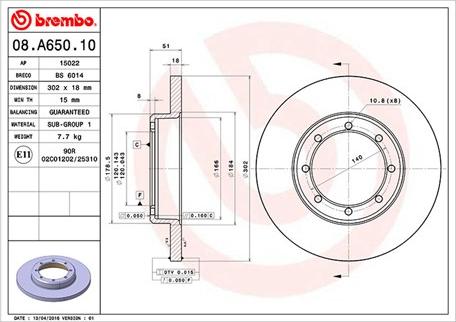 Magneti Marelli 360406106300 - Тормозной диск avtokuzovplus.com.ua