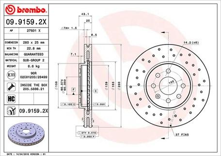 Magneti Marelli 360406108102 - Гальмівний диск autocars.com.ua