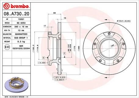 Magneti Marelli 360406111200 - Тормозной диск avtokuzovplus.com.ua