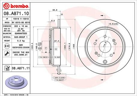 Magneti Marelli 360406114300 - Тормозной диск autodnr.net