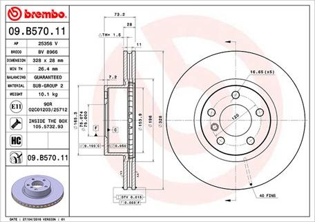 Magneti Marelli 360406119801 - Тормозной диск avtokuzovplus.com.ua