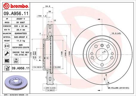 Magneti Marelli 360406122001 - Гальмівний диск autocars.com.ua