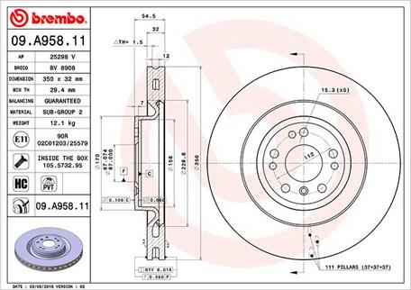 Magneti Marelli 360406122101 - Гальмівний диск autocars.com.ua