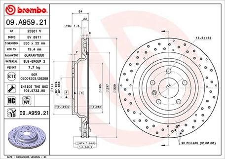 Magneti Marelli 360406122401 - Гальмівний диск autocars.com.ua