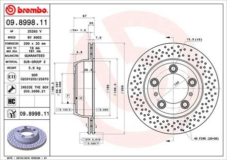 Magneti Marelli 360406125101 - Гальмівний диск autocars.com.ua