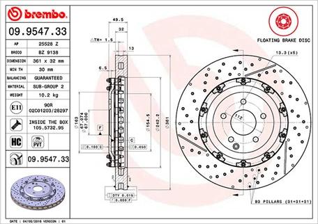 Magneti Marelli 360406128903 - Гальмівний диск autocars.com.ua