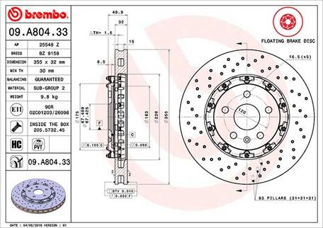 Magneti Marelli 360406129503 - Гальмівний диск autocars.com.ua