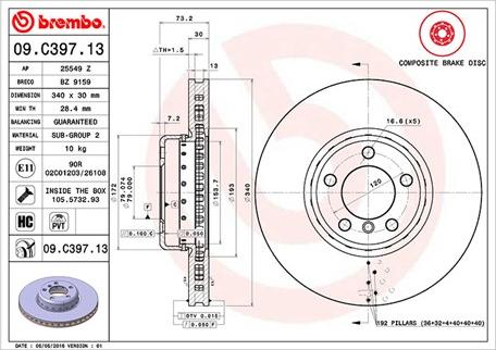 Magneti Marelli 360406130304 - Гальмівний диск autocars.com.ua