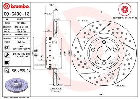 Magneti Marelli 360406130604 - Гальмівний диск autocars.com.ua