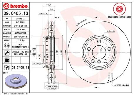 Magneti Marelli 360406130904 - Тормозной диск avtokuzovplus.com.ua