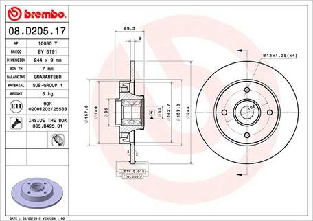 Magneti Marelli 360406162300 - Гальмівний диск autocars.com.ua